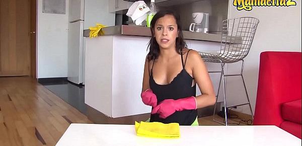  MAMACITAZ - Daniela Robles - Shy Latina Maid Knows How To Get Some Extra Tips